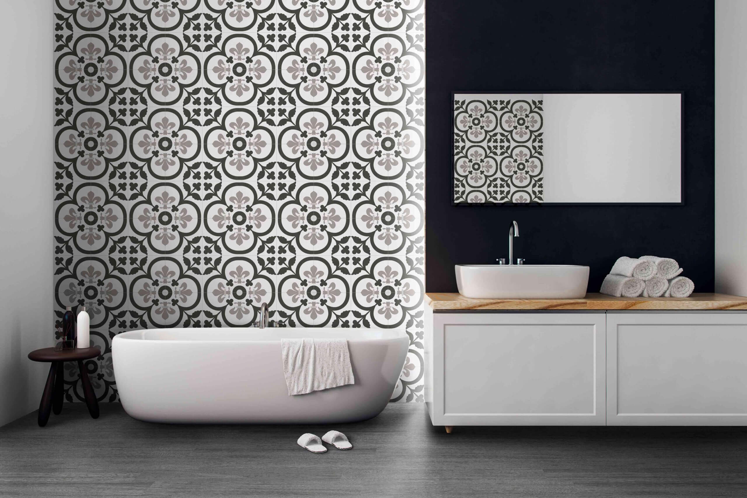 Salle de bain baroque