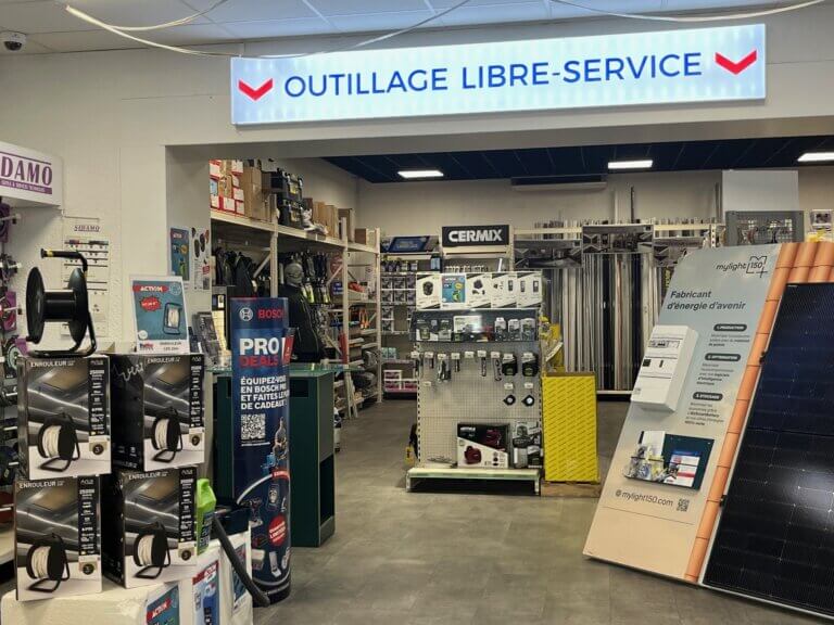 Outillage libre service BigMat Sagra